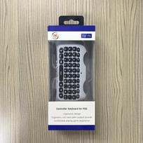 Belaidis valdiklis, klaviatūra, skirta PS5, „Bluetooth 3.0“ mini nešiojamas žaidimų pultas, pokalbių kilimėlis su įmontuotu garsiakalbiu ir 3,5 mm garso lizdu, balso funkcija 12.8*6*4.9cm balta