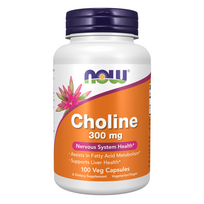 Now Foods Choline 300 mg 100 vcaps