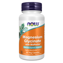 Now Foods Magnesium Glycinate with BioPerine 60 caps