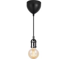 Nordlux - Maitinimo laidas AVRA 1xE27/60W/230V juoda