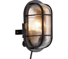 Nordlux - Lauko sieninis šviestuvas SKOTLAMPE 1xE27/60W/230V IP44 juoda