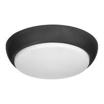 Lubinis šviestuvas Orno KOKO šviestuvas 2xE27, 2x40W, juodas polipropilenas, matinis polikarbonato gaubtas, IP44, IK10