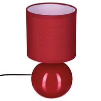 Atmosphera Lamp Baltas naktinis šviestuvas Boule, dekoratyvinis apšvietimas su gaubtu ir keraminiu pagrindu E14
