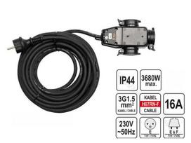 Ilgintuvas su lizdais - YATO - YT-81162 - 20m - 4 lizdai - Naudojimas lauke