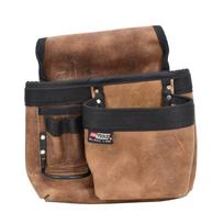 Įrankių krepšys AWTools AW3060BL; 29,5x26 cm; rudas