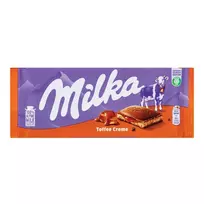 Šokoladas su karamelės įdaru MILKA TOFFEE CREME, 100 g