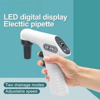 200ML LED Skaitmeninis Ekranas Elektrinis Pipetės Valdiklis Automatinė Pipetė Laboratorinė Įranga Elektroninis Pipetės Siurblys