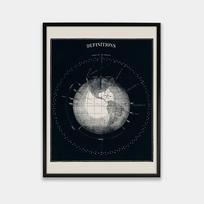 Plakatas Antikinė žemės planetos diagrama
