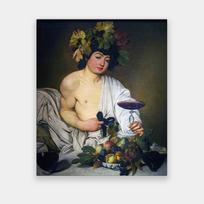 Drobė Bachas Caravaggio