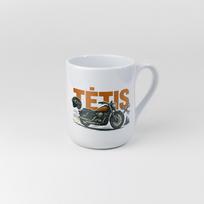 Puodelis motociklų fanui TĖTIS 330 ml