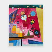 Drobė Gili raudona W. Kandinsky