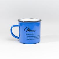 Metalinis puodelis stilingu užrašu Mama 300 ml