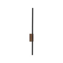 Sieninis šviestuvas TK LIGHTING FLASH BLACK WOOD LED, 3000K