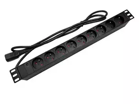 Alantec PZ09U elektros tinklo ilgintuvas 1,8 m 9 AC išvestis(ys / čių) Vidaus Juoda