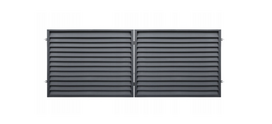 Dekoratyviniai vartai POLBRAM Adele, cinkuoti, antracito sp., 1500 x 4000 mm