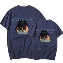 Kanye West Late Registration Tour Print T-Shirts Men Women Oversized Short Sleeve T Shirt Hip Hop Kids Tees Tops Man Clothing S