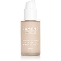 Lumene Invisible Illumination Vegan Collagen Serum in Foundation lengvos tekstūros makiažo pagrindas maitinamojo poveikio SPF 30 0.5 30 ml