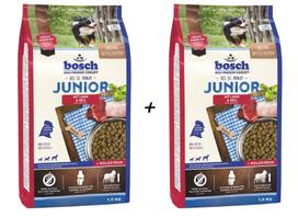 Bosch Petfood Junior Lamb & Rice (High Premium) su paukštiena ir ėriena, 1 kg+1 kg