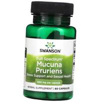 Mucuna Pruriens, plataus spektro Mucuna Pruriens 400, Swanson 60 kapsulių (71280211) 60caps