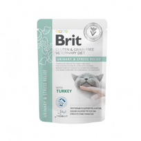 Brit GF Veterinary Diets konservai katėms Urinary 85g