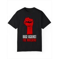Men'S Summer Casual Crew Neck T-Shirt 100% Polyester Knit Fabric Regular Fit Slight Stretch Rage Against the Machine Graphic Tee S
