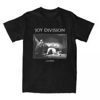 Vyriški Closer Joy Division marškinėliai Muzikos grupė 100% medvilnė Viršutiniai drabužiai Naujovė Trumpomis rankovėmis Apvali apykaklė Marškinėliai Idėja dovanai T-shirtai S