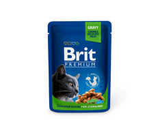 Brit Premium konservai katėms Chicken Slices Sterilised 100g