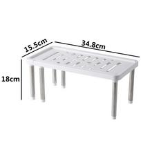Multifunctional Telescopic Shoe Rack Stainless Steel Shelf Under Sink Cabinet Dish Rack Seasoning Shelf Kitchenware Storage Rack balta