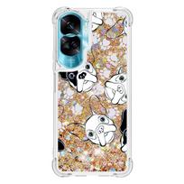 Honor 90 Lite dėklas ant For Funda Honor 90 Lite CRT-NX1 dangtelis Blizgantis Dinaminis skystas dėklas For Huawei Honor90 Lite telefono dėklas Etui For Honor 90