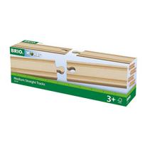 BRIO WORLD Tiesūs geležinkelio bėgiai