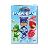 PJ MASKS Spalvinimo knygelė „Spalvinimas su lipdukais"