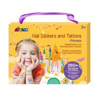 AVENIR 260+ nagų lipdukų ir tatuiruočių „Princesės“