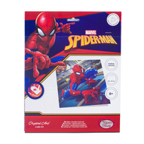 SPIDER-MAN CRYSTAL ART Atvirukas „Žmogus-voras“, 18 x 18 cm