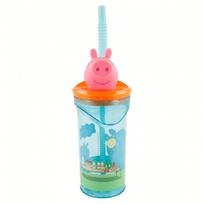 PEPPA PIG Gertuvė su 3D figūrėle, 360 ml