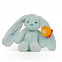 „Bunny & Me“ siuvinėjimo paslauga ir mėtų spalvos zuikutis, 22 cm