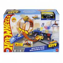HOT WHEELS Rinkinys „Super policijos stotis“