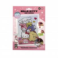 HELLO KITTY DIY Rinkinys „Piešimas deimantais“