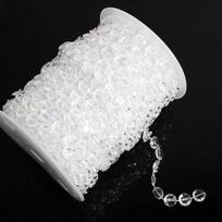 30 Meters Transparent Plastic Resin Beads Curtain Window Door Wedding Backdrop MIT
