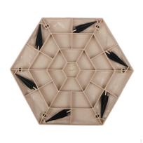 Outdoor Stepping Stone Stepper Beige Pathway Paver Outside Landscaping Decor Walkway Footpath Square