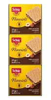 Schär NOCCIOLI - vafliai su riešutų kremo pertepimu be glitimo, 63g