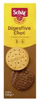 Schär DIGESTIVE CHOC – sausainiai su šokoladu be glitimo, 150g