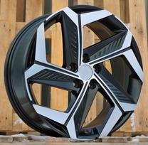 Ratlankis RACINGLINE D1926 R18x7.5 5x114.3 ET 51 CB 67.1 (Black Polished Half Matt) (690 kg)