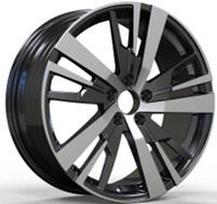 Ratlankis RACINGLINE YF0448 R18x7.5 5x108 ET 49 CB 65.1 (Black Polished) (680 kg)