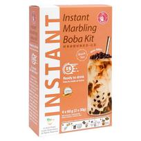 Burbulinės arbatos rinkinys su juodosios arbatos skoniu 4 asmenims Boba Kit, O's Bubble, 4x60g