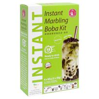 Burbulinės arbatos rinkinys su matcha skoniu 4 asmenims Boba Kit O's Bubble, 4x60g