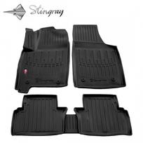 Guminiai 3D kilimėliai OPEL Meriva A 2002-2010 (Juodos spalvos)