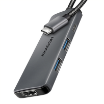 AXAGON HMC-5H8K USB 5Gbps hub, 2x USB-A, USB-C, HDMI 8k/30Hz, PD 100W,