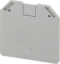 NSYTR end cover for screw single-level terminal block 1x1, 16mm2. range: Linergy - product name: TR - device short name: TRA - accessory / separate part category: insulation accessory - product compatibility: TRV screw terminal - passthrough terminal NSYTRAC162 | 3606480533563