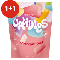 SUPER GARDEN džiovinti šaltyje zefyriukai "Marshmallows" SUPER GARDEN džiovinti šaltyje zefyriukai "Ma