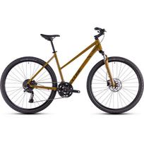 Cube Nature Pro Trapeze willowgreen'n'black 2025 hibridinis dviratis